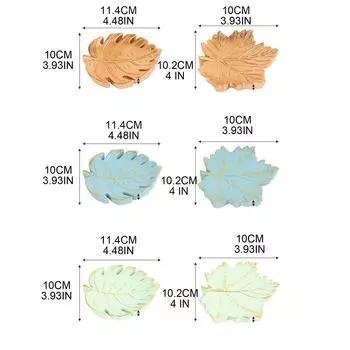 Resin Jewelry Tray Vanity Holder Tray Bedside Table Earrings Holder for Girl Women Christmas Birthday Wedding Gift A золотой