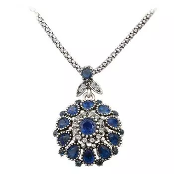 Resin Necklace Crystal Antique Jewelry Women Jewelry Necklace Bohemia Pendant for Women Gifts