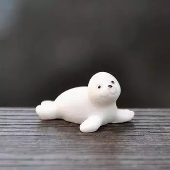 Resin Seal Craft Iceberg Penguin Miniature Winter Figurine Fairy Garden Ornament Micro Landscape 10