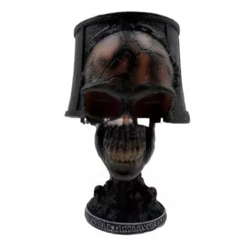 Resin Skull Lamp Halloween Lights For Gothic Vibes Halloween Party Supplies Decor
