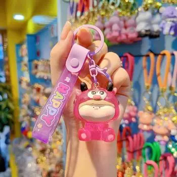 Resin Translucent Lilith Dragon Keychain Pendant Car Key Chain Bag Decoration Ornament зелёный