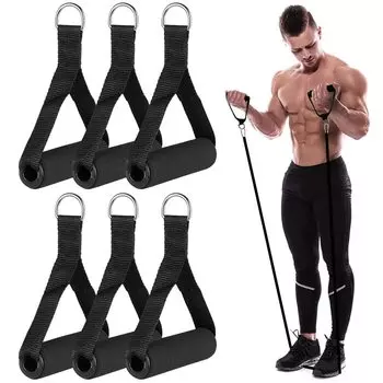 Эспандеры, ручки для тяги, набор, пенопластовый дверной фиксатор, фитнес-оборудование, силовые тренировки, тренажеры, аксессуары для спортзала