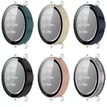 Resistant Cover Lightweight Protective Case All Around Protections Case Complete Coverage for Smartwatches синий