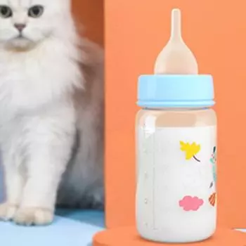 Resistant Soft Household Pet Feeding Bottle Kitten Water Bottle Milk Feeder Pet Nursing Pacifier nipple