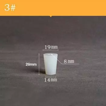 Resistant Wide Mouth Bottle Silicone Conical Fermenter Cover Bottle Stopper Test Tube Silicone Plug 3