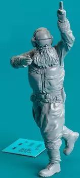 Reskit Aircraft Carrier Deck Crew Santa 3D Printer Kit 1/72 RSKF72-0024