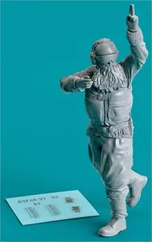 Reskit Aircraft Carrier Deck Crew Santa 3D Printer Kit 1/32 RSKF32-0031