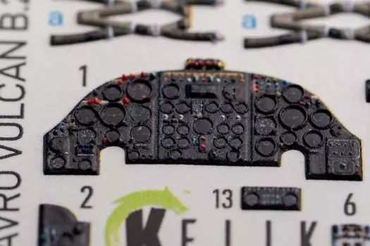 Reskit Avro Vulcan Pilot Кабина Интерьер 3D Наклейка Пластиковая Модель Наклейка RSKK72135 1/72 B.2 (Для Airfix)