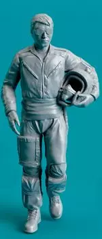Reskit India Mirage 2000 Male Pilot Standing Type 1 3D Printer Kit 1/72 RSKF72-0014