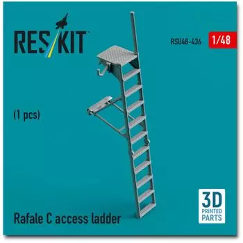 Reskit Rafale C Boarding Ladder 3D Printer Resin Kit 1/48 RSKU48-0436 (Самолет)