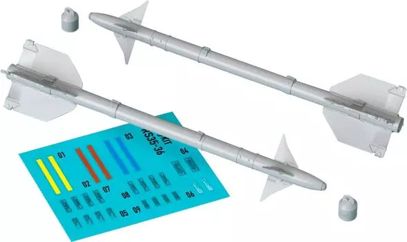 Reskit Sidewinder Missile 2 части пластиковых деталей модели 1/35 AIM-9L RSK35-0036