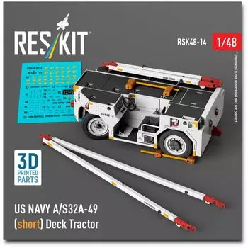 Reskit US Navy Carrier Towing Tractor 3D Printer Resin Kit 1/48 A/S32A-49 RSKS48-0014 (Самолет)