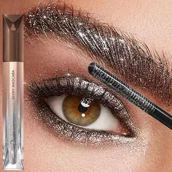 Ресницы Брови Блеск Тушь Кисть Удлиняющая Ресницы Цветные Синие Розовые Золотые Ресницы Подкручивающие Наращивание Макияж