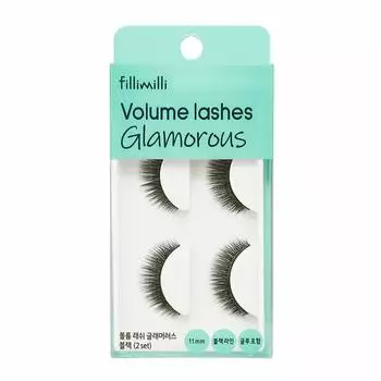 Ресницы Fillimilli Volume Lashes Glamorous Black(2 КОМПЛЕКТА) N