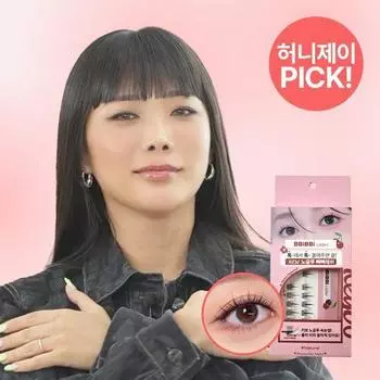 Ресницы Kibo No Glue Pippi Lash Natural & Curve Tweezers Pippi Lash Natural
