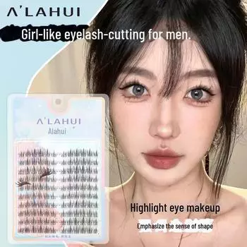 Ресницы Lazy Trilogy Natural Sunflower с ультратонким прозрачным стержнем 10 rows of transparent stem sunflowers