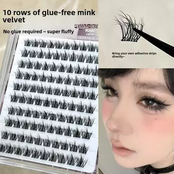 Ресницы Magic 5D Baby Bend Mink Velvet — пушистые, естественный вид