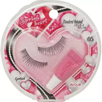 Ресницы Spring Heart 05 стандартные натуральные 1 комплект