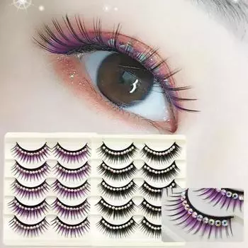 Ресницы вьющиеся, удобный аксессуар для вечеринки