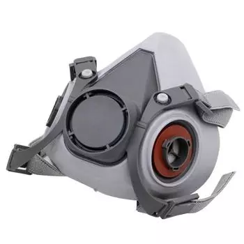 Респиратор для распыления краски на половину лица, противогаз, защитная пылезащитная маска для безопасной работы, фильтр для сварки разноцветный