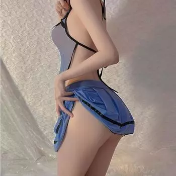 Республика Китай кампус пижамы сексуальное чистое желание эмоциональное нижнее белье любовь устройство но форма живот карман комплект горячее кружево average size (recommended 80-65kg)