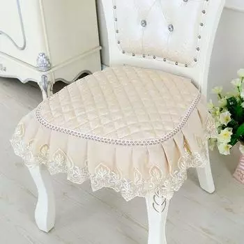 Restaurant European-Style Fabric Bench Chair Cushion for All Seasons Xiaomi yellow 48*45cm