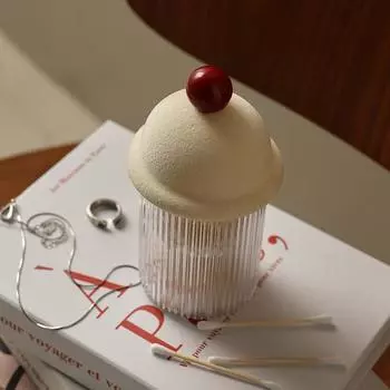 Ресторан Главная Зубочистка Коробка Настольный Креативный Ватный Тампон Прозрачный Ящик Для Хранения Закусок Удаление Макияжа Ватный Тампон Банка С Крышкой