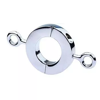Restraint Cock Ring Stainless Steel Penis Ring Penis Ring Adult Goods Popular SM Goods Metal Penis Ring Weight Type Sex Toy Men Opens and Closes with