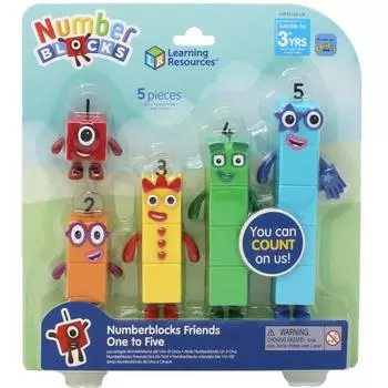 Ресурсы для бега Number Bloks One Two Five Набор из 5 предметов IN95356 Корейские детские игрушки