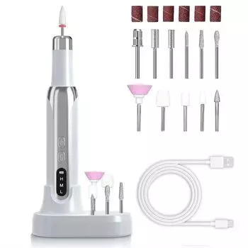 RETILO Electric Nail Electric Nail Professional Nail Electric Nail Nail Cuticle 12 Gel Nail USB Low For Home Salon Use Machine, Care, Machine, File,