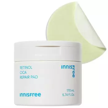 Retinol Cica Repair Pads 60 Sheets Special Pack Care Retinol Beginners Pores Pure Retinol Гипоаллергенный уход за чувствительной кожей Reticica Essence