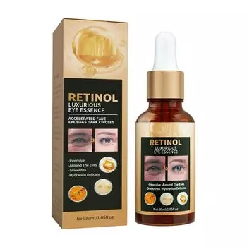 Ретинол для лица, Ретинол Роскошный для глаз, для лица, уменьшает тонкие линии, морщины и кожу 30 мл One Size