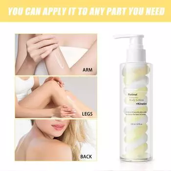 Ретинол Двухцветный лосьон для тела 24 часа Мягкая кожа Увлажнение Равномерное Нежное 200 мл One size
