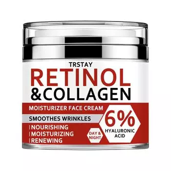 Ретинол коллаген увлажняющий крем для лица гиалуроновая кислота для лифтинга лица укрепляющая эссенция разглаживание мелких морщин увлажняющий отбеливающий уход средства 5g