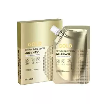 Ретиноловая змея V Enom Gold Маска для лица Очищающая кожа Омолаживающая и увлажняющая маска для лица One Size жёлтый