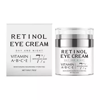 Ретиноловый крем для глаз Увлажняющий и укрепляющий крем для глаз предназначен для темных кругов и мешков под глазами, 50 г One Size белый
