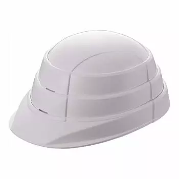 Retractable A4 size disaster prevention helmet Osamet white белый