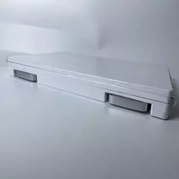 Retractable adjustable hanging LED makeup folding Three mirrors белый