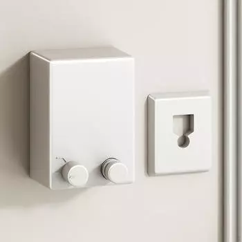 , Выдвижная сушилка для белья, настенная, установка перфоратора, для использования вне помещений и в общежитиях white