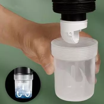 Выдвижной дезодорирующий фильтр, противозасоряющийся гибкий водосток, шланг для домашней раковины, сливной фильтр для дезодоранта, слив для раковины в ванной комнате белый