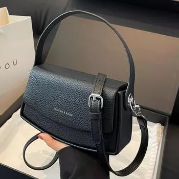 Ретро 2023, новая осенне-зимняя модная женская сумка подмышками, уникальная и элитная, маленькая ручная квадратная сумка, простая сумка через плечо