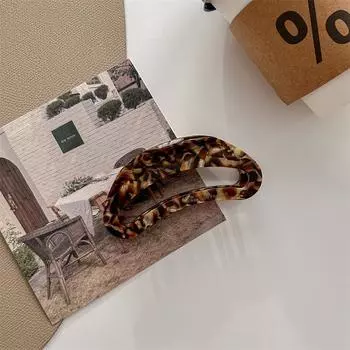 Ретро ацетат большой полый коготь для волос французский темперамент акула зажим заколки шпильки для женщин аксессуары для волос подарки коричневый