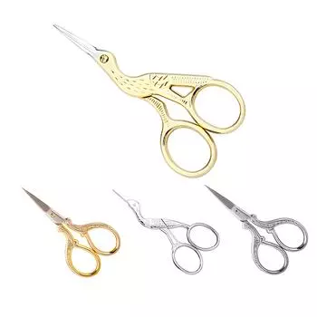 Ретро аист швейные ножницы вышивка брови скрапбукинг канцелярские ножницы маленькие DIY рукоделие вышивка стежок портновские ножницы