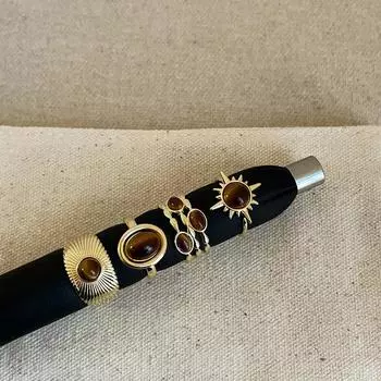 Ретро-элитное металлическое кольцо с тигровым глазом, женское нишевое уникальное модное универсальное кольцо