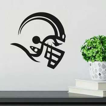 Retro American Football Helmet Metal Sign - Home & Office Decor for Aesthetic Appeal Ideal for Home, Office & Bar Decor светло-зеленый