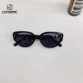 Ретро Американские Женские Солнцезащитные Очки Кошачий Глаз Солнцезащитные Модные Простые Высококлассные Очки