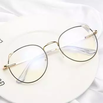 Ретро анти-синий свет очки кошачий глаз очки оправа женские оптические очки для очков