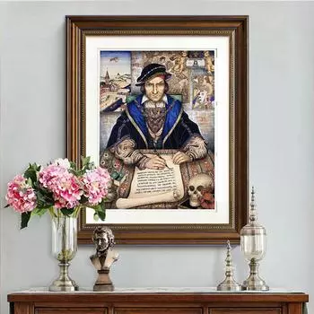 Ретро-арт-принт плакат граффити картина маслом антикварная наклейка на стену 21cm30cm NoFrame