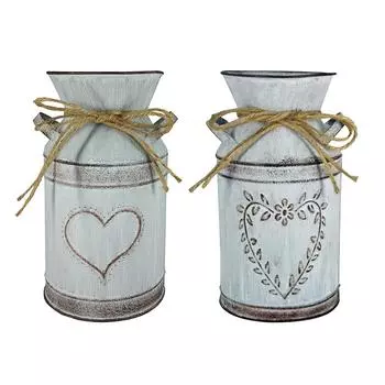 Ретро искусственные цветы металлические вазы в стиле шебби-шик садовый кувшин свадебное ремесло вечеринка стол ваза для цветов стойка декор