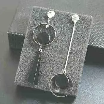 Ретро асимметрия Специальные аксессуары Серьги-подвески Индивидуальность Серьги-подвески 2.5*9.1cm